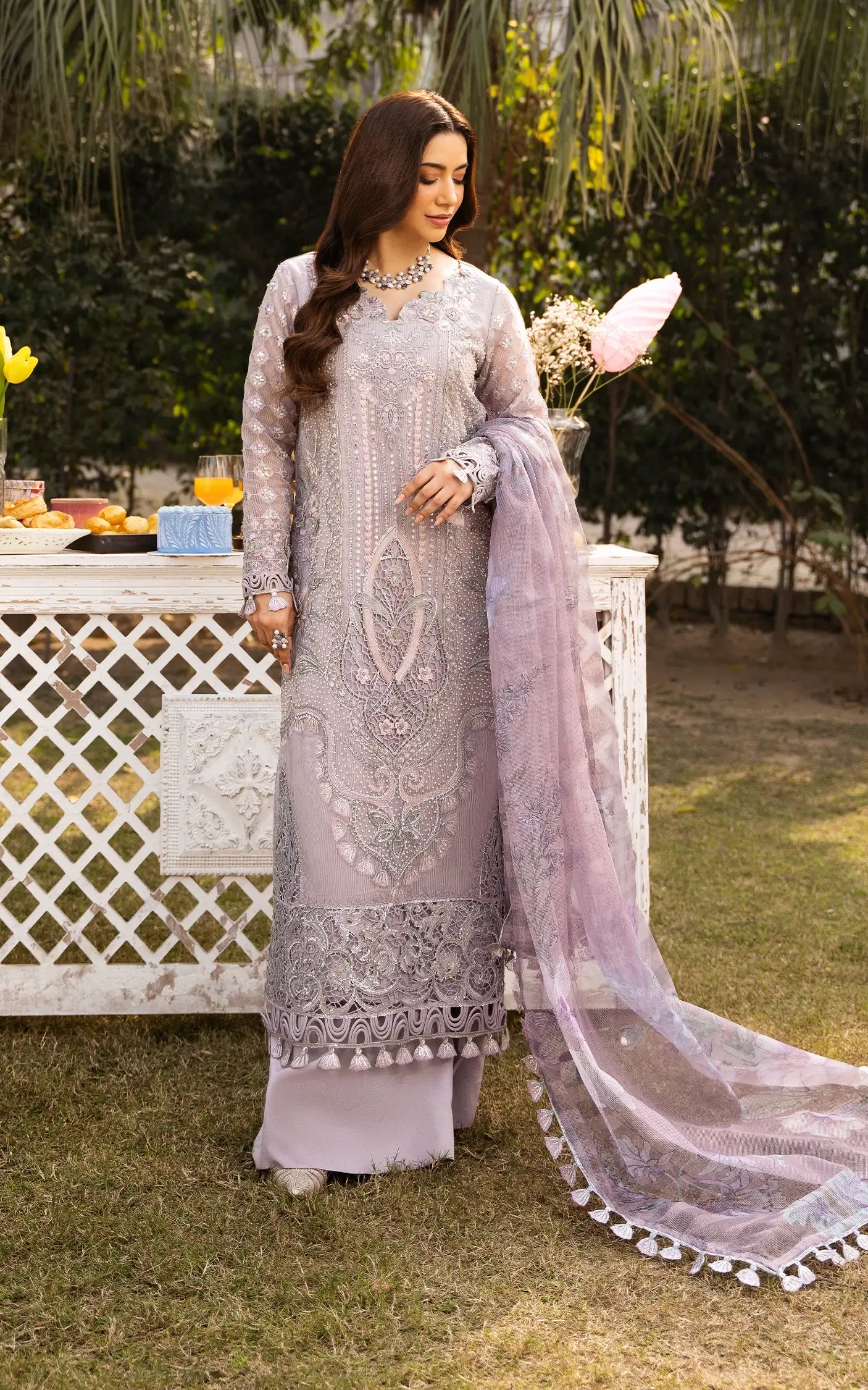 Zarlish-(SEF25-02)- Lilac Sunehri Eid Edit'25  Ensemble