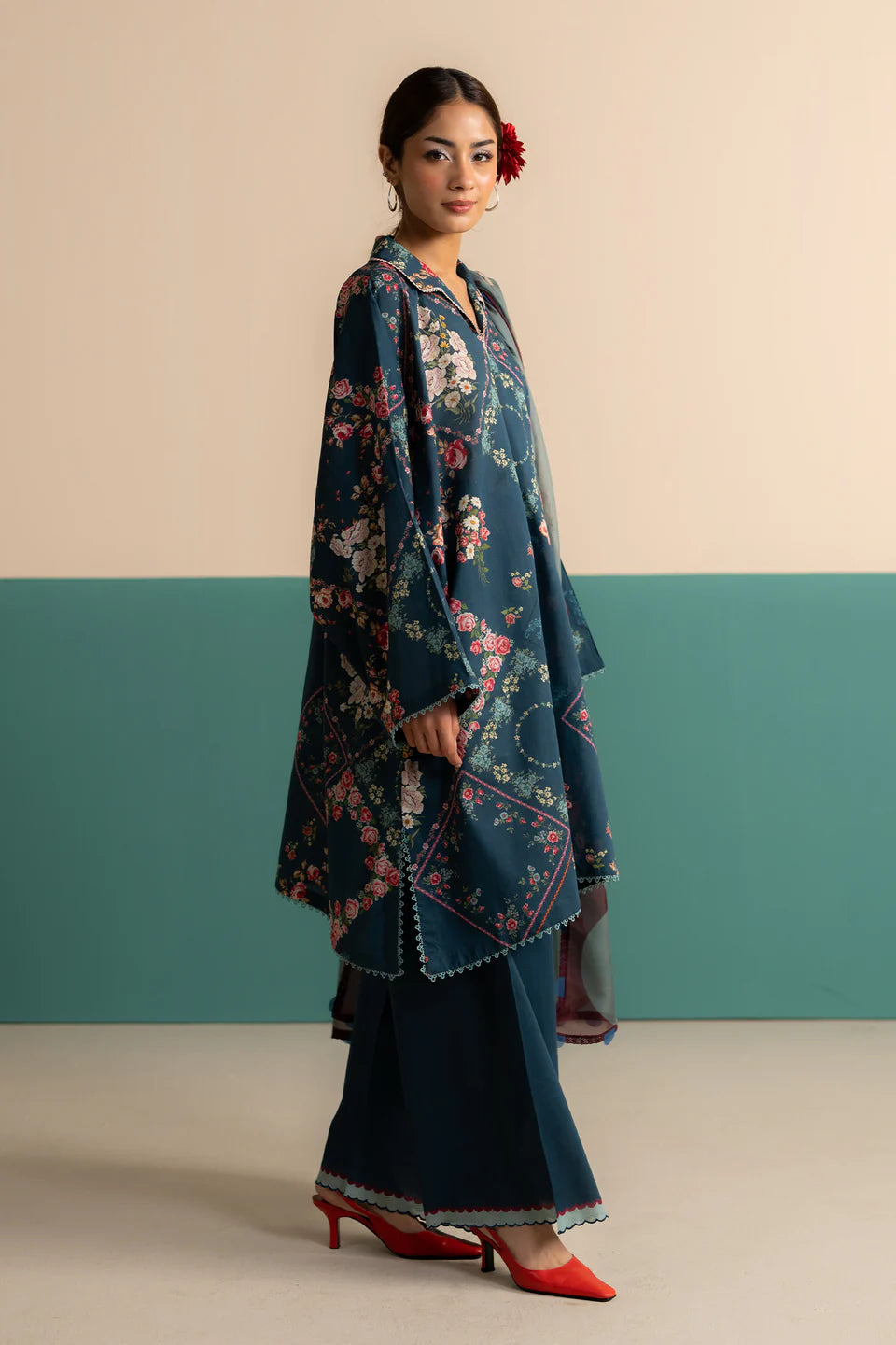 Zarya-9B Coco by Zara Shahjahan premium lawn dress online