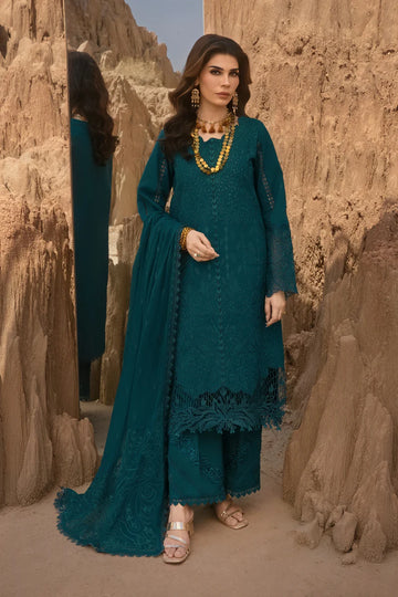 Zaynah- Zinc Premium Lawn Eid Edit' 25 Ensemble By- Rang Rasiya