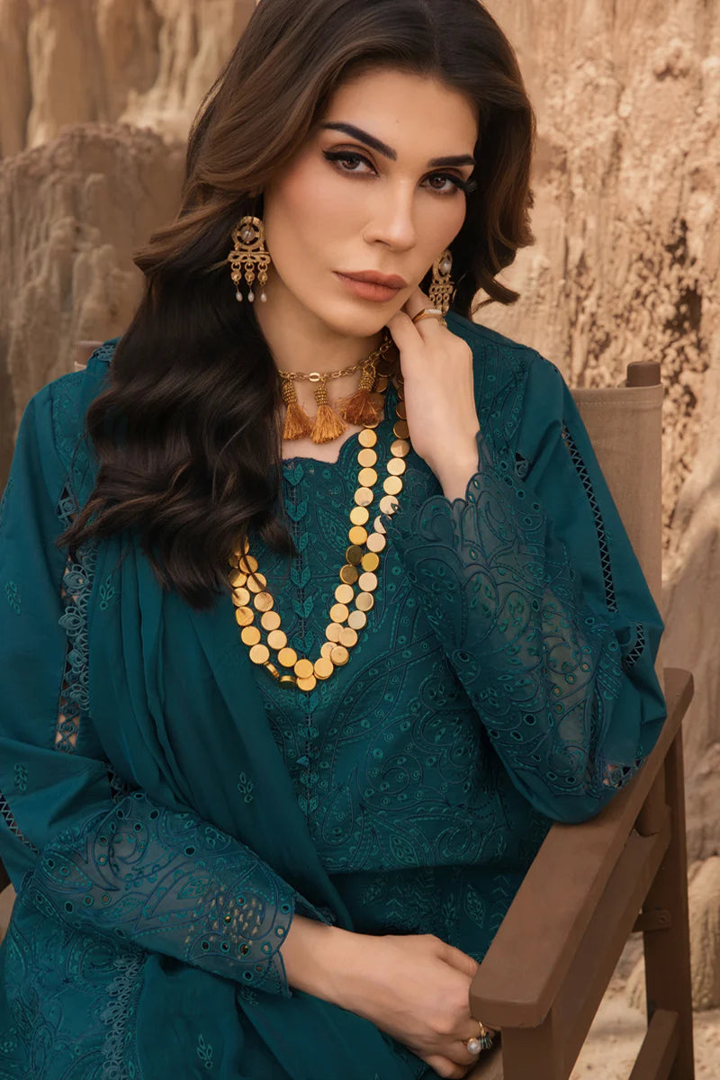 Zaynah- Zinc Premium Lawn Eid Edit' 25 Ensemble By- Rang Rasiya