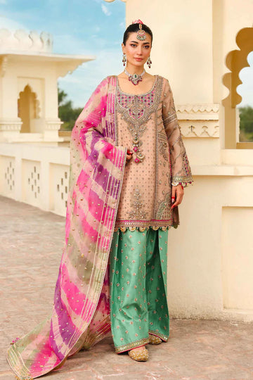 Zeenat-un-Nisa- Shalwar kameez with Cultural Embroidery