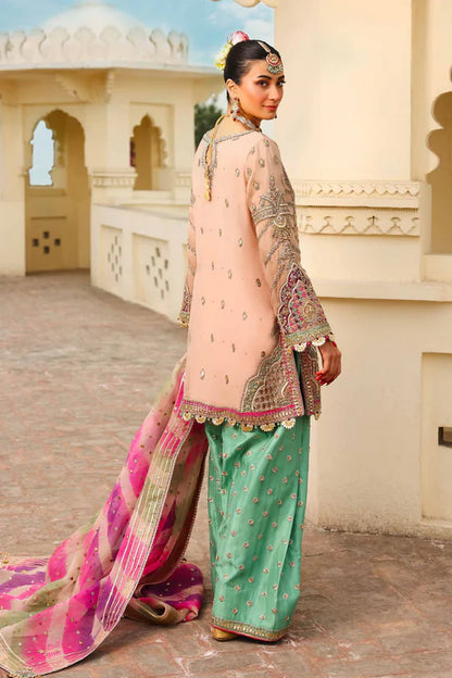 Zeenat-un-Nisa- Shalwar kameez with Cultural Embroidery