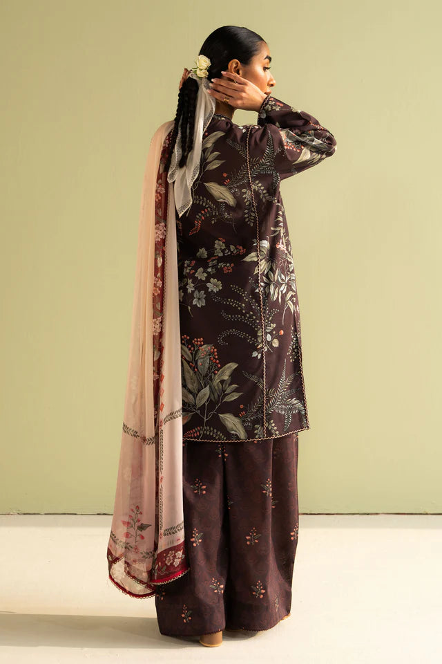 Zoe- 7B Pakistani Summer Lawn Outfit '25 By- Zara Shahjahan