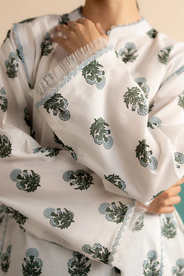 Zofi-4B Coco collection summer lawn suit with aqua hues – Zara Shahjahan