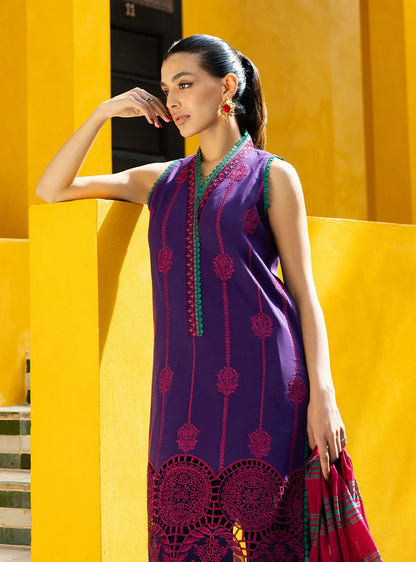 Zynah-1B Chikankari Lawn Outfit '25 By- Zainab Chottani